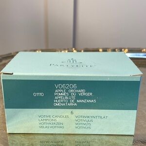 PartyLite Apple Orchard Votive Candles - Red